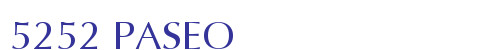 5252 PASEO