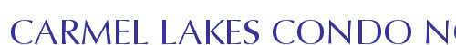 CARMEL LAKES CONDO NO 11