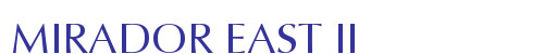 MIRADOR EAST II