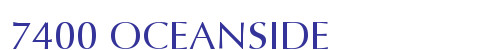 7400 OCEANSIDE